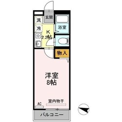 バウハウス弐番館の物件間取画像